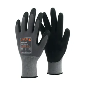PSP 10-570 Werkhandschoen Nitril Foam Zwart – Oliegrip & Ademend Comfort, Maat 10