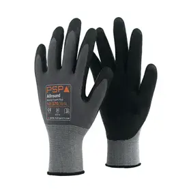 PSP 10-570 Werkhandschoen Nitril Foam Zwart – Oliegrip & Ademend Comfort, Maat 11