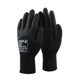 PSP 18-800 Winterhandschoenen Dry Grip Zwart - Waterafstotend & Gevoerd, Maat 10