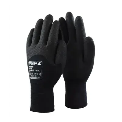 PSP 18-800 Winterhandschoenen Dry Grip Zwart - Waterafstotend & Gevoerd, Maat 8