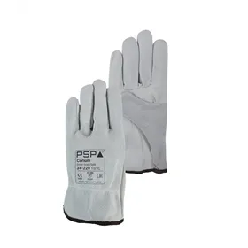 PSP 34-220 Driver Werkhandschoen Corium Grain/Splitleer Beige – Soepel & Ongevoerd, Maat 9