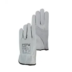 PSP 34-220 Driver Werkhandschoen Corium Grain/Splitleer Beige – Soepel & Ongevoerd, Maat 9