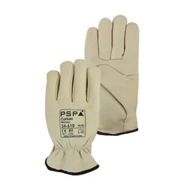 PSP 34-610 Winterhandschoen Rundleer – Gevoerd & Soepel Driver Model, Maat 9