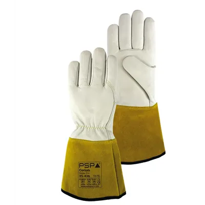 PSP 35-436 Corium Welder Pro+ – Nappaleren Lashandschoen met Kevlar Naden, Maat 9