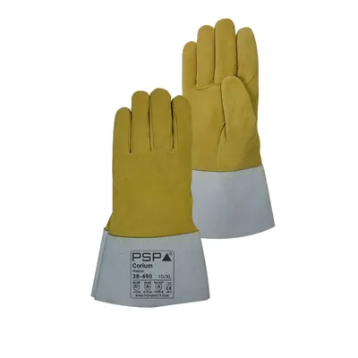 PSP 38-490 Lassershandschoen Welder Deersplit - Soepel Hertensplitleder, Maat 10