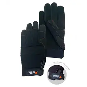 PSP 39-600 Mechanic Winterhandschoenen Zwart - Thinsulate Gevoerd & Slijtvast, Maat 10
