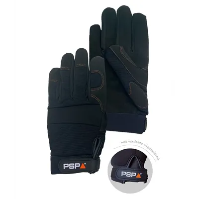 PSP 39-600 Mechanic Winterhandschoenen Zwart - Thinsulate Gevoerd & Slijtvast, Maat 11
