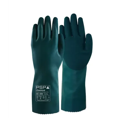 PSP 40-380 Chemical Cut D Werkhandschoenen Groen - Chemisch & Snijbestendig met Grip, Maat 11