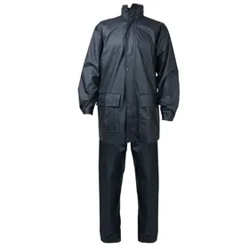 PSP 60-103 Regenpak Oslo Navy - Waterdicht, Met Capuchon & Gelaste Naden - Maat M