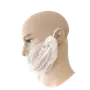 PSP Baardmasker PP Wit – Food Approved & Latexvrij – 100 Stuks