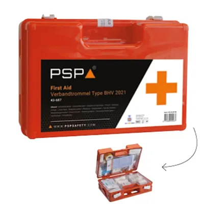PSP BHV Verbandkoffer - Goedgekeurd volgens Oranje Kruis & Richtlijn 2021