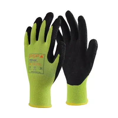 PSP Lite Pro Werkhandschoen Latex Geel – Droge Grip & Comfort, Maat 9