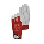 PSP Tropic Werkhandschoen Geitenleer met Klittenbandsluiting Rood/Wit - Maat 9