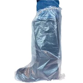 PSP Wegwerp Overlaarzen Transparant - PE 65my 51×40cm - 50 Stuks