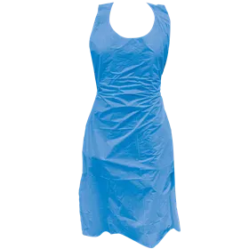 PSP Wegwerpschort Blauw - PE 20my 125×80cm - 50 Stuks op blok