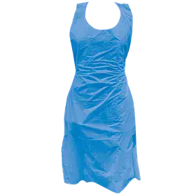 PSP Wegwerpschort Blauw - PE 20my 125×80cm - 50 Stuks op blok