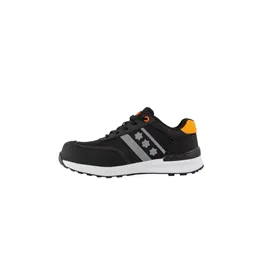 Rucanor Game 151 Veiligheidsschoen S1P Laag Zwart/Oranje - Ultra Lichtgewicht & Metaalvrij - Maat 47