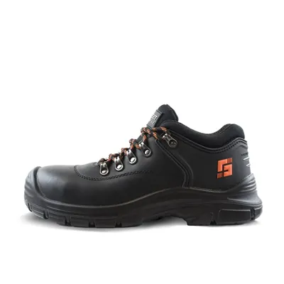 Safeet Builder 208 Veiligheidsschoen S3 Laag Zwart - Antislip & Shock Absorberend - Maat 45