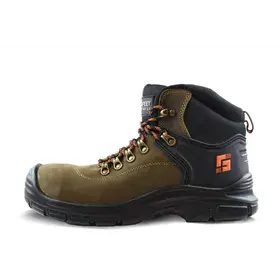 Safeet Builder 307 Veiligheidsschoen S3 Hoog Bruin - Antislip & Shock Absorberend - Maat 38