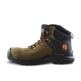 Safeet Builder 307 Veiligheidsschoen S3 Hoog Bruin - Antislip & Shock Absorberend - Maat 40