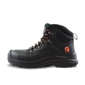 Safeet Builder 308 Veiligheidsschoen S3 Hoog Zwart - Antislip & Shock Absorberend - Maat 36