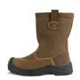 Safeet Lucca S3 Gevoerde Veiligheidslaars Bruin - Stalen Neus & Tussenzool - Maat 42