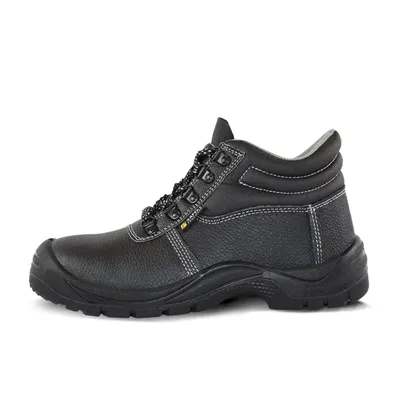 Safeet Pisa Veiligheidsschoen S3 Hoog Zwart - Stalen Neus & Antislip Zool - Maat 39
