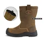 Safeet Siena S3 Gevoerde Veiligheidslaars Bruin met Waterdicht Membraan - Maat 42