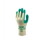 Showa 310 Werkhandschoen Latex Groen/Geel – Ruwe Grip & Ergonomisch, Maat 8-M