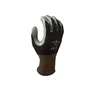 Showa 370B Werkhandschoenen Zwart - Nitril Gecoat & Olieafstotend, Maat 9 (XL)