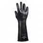 Showa 878 Chemische Handschoenen Butyl Zwart - 35cm Zuurbestendig & Ongevoerd, Maat 10 (XL)