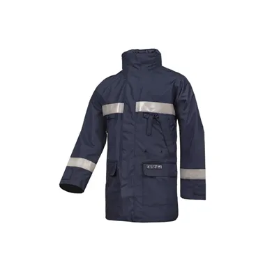 Sioen 3085 Parka Vlamvertragende Werkjas Hasnon Marineblauw - Maat M
