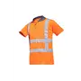 Sioen 3868 Signalisatie Polo Genari Fluo Oranje - Ademend & Comfortabel - Maat XL
