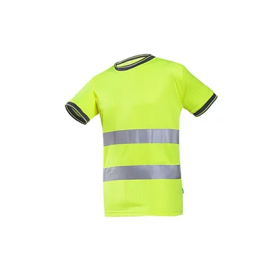 Sioen 3873 Signalisatie T-shirt Mastra Fluo Geel - Ademend & Comfortabel - Maat 2XL