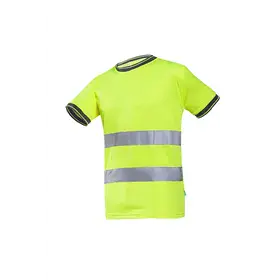 Sioen 3873 Signalisatie T-shirt Mastra Fluo Geel - Ademend & Comfortabel - Maat L
