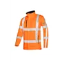 Sioen Alphen Softshelljack Fluo Oranje - Afritsbare Mouwen & Winddicht - Maat S