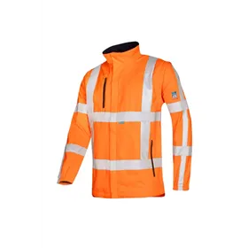 Sioen Alphen Softshelljack Fluo Oranje - Afritsbare Mouwen & Winddicht - Maat XL