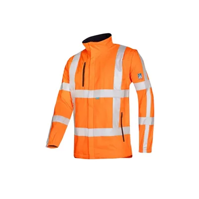 Sioen Alphen Softshelljack Fluo Oranje - Afritsbare Mouwen & Winddicht - Maat XL