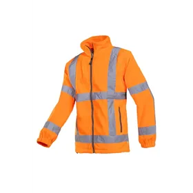 Sioen BERKEL 353A RWS Fleecejas Fluo Oranje - Warm, Winddicht & Pillingbestendig, Maat M