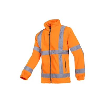 Sioen BERKEL 353A RWS Fleecejas Fluo Oranje - Warm, Winddicht & Pillingbestendig, Maat M