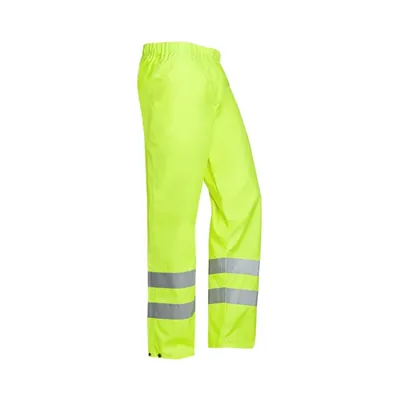 Sioen BITORAY 199A Regenbroek Fluo Geel - Lichtgewicht, Ademend & Waterdicht, Maat XL