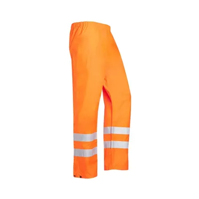 Sioen BITORAY 199A Regenbroek Fluo Oranje - Lichtgewicht, Ademend & Waterdicht, Maat L