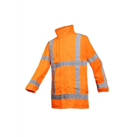 Sioen BOORNE 350A RWS Parka Fluo Oranje - Waterdicht, Winddicht & Voeringcompatibel, Maat 3XL