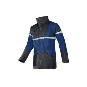 Sioen Cloverfield 4-in-1 Jas 288A Marine/Zwart - Waterdicht, Gevoerd & Met Afritsbare Mouwen - Maat M