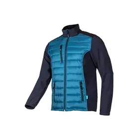 Sioen Crosby Jas Petrolblauw – Softshell Warmtejas met Versteviging, Maat 2XL