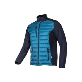 Sioen Crosby Jas Petrolblauw – Softshell Warmtejas met Versteviging, Maat L