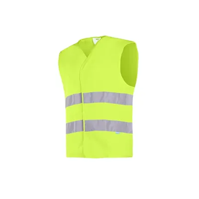 Sioen Elba Veiligheidsgilet Fluo Geel - Reflecterend & Praktisch - Maat M