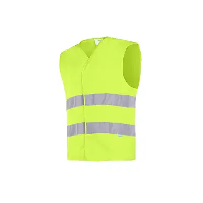 Sioen Elba Veiligheidsgilet Fluo Geel - Reflecterend & Praktisch - Maat M