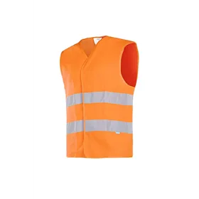 Sioen Elba Veiligheidsgilet Fluo Oranje - Reflecterend & Praktisch - Maat S