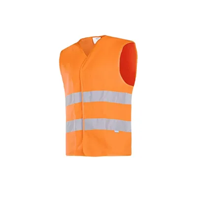 Sioen Elba Veiligheidsgilet Fluo Oranje - Reflecterend & Praktisch - Maat XL